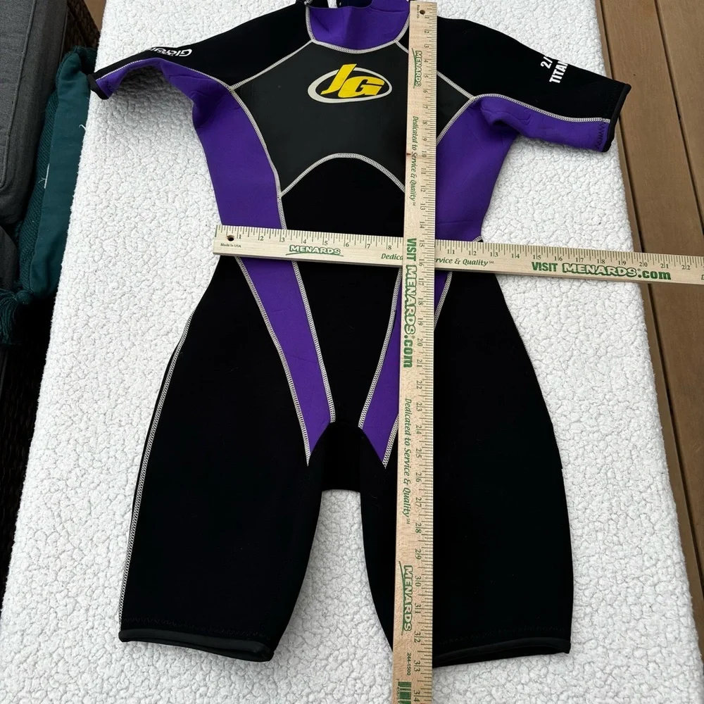 Jet Gladiator Wetsuit‎ women’s Size M Diving Scuba Black Swimming suit Short USA